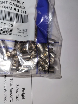 NEW Johnson SMB FEMALE CONNECTOR PLUG