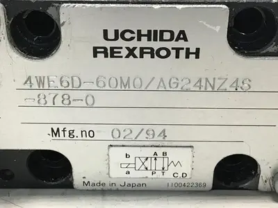 USED REXROTH 4WE6D60M0/AG24NZ4S8780