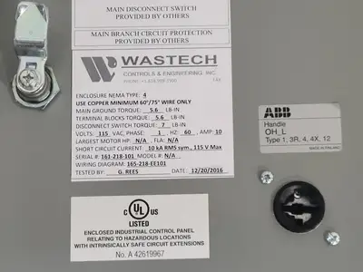 USED 2016 WASTECH ENGINEERING SCC-2-IS-AB-N4
