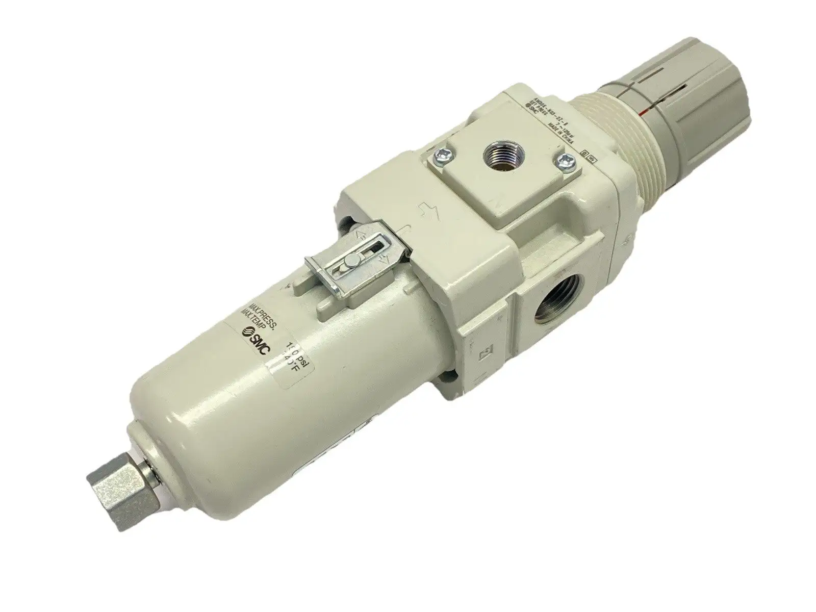 AW30K-N03-2Z-B | SMC  Pneumatic Filter Regulator 3/8" NPT - Used