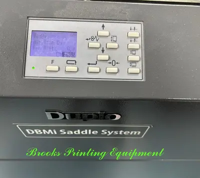 Duplo DBMi Saddle System with DSF-CFL Sheet Feeder & Cover Feeder, 2015