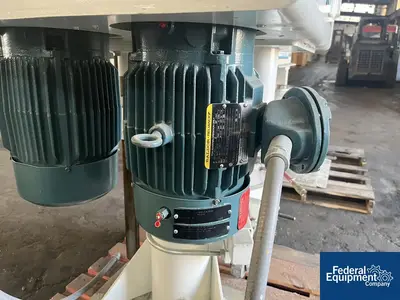 USED Cowles 5 Gal Morehouse Cowles Triple Shaft Vacuum Mixer, Model VIscomax 3V-5-5-3X
