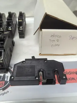Used ZINSCO TYPE Q Circuit Breakers | Surplus Asset Holdings #1189349