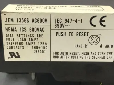 USED MITSUBISHI JEM1356S TH-K120KP
