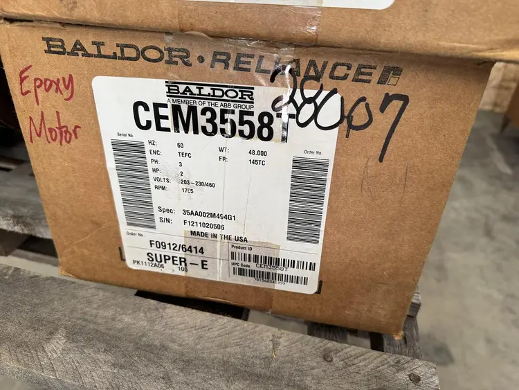 New | in-Stock BALDOR RELIANCE INDUSTRIAL MOTORS CEM3558T Motors (misc) Ohio US | Regal Equipment Inc #219276