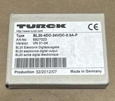 NEW Turck BL20-4DO-24VDC-0.5A-P