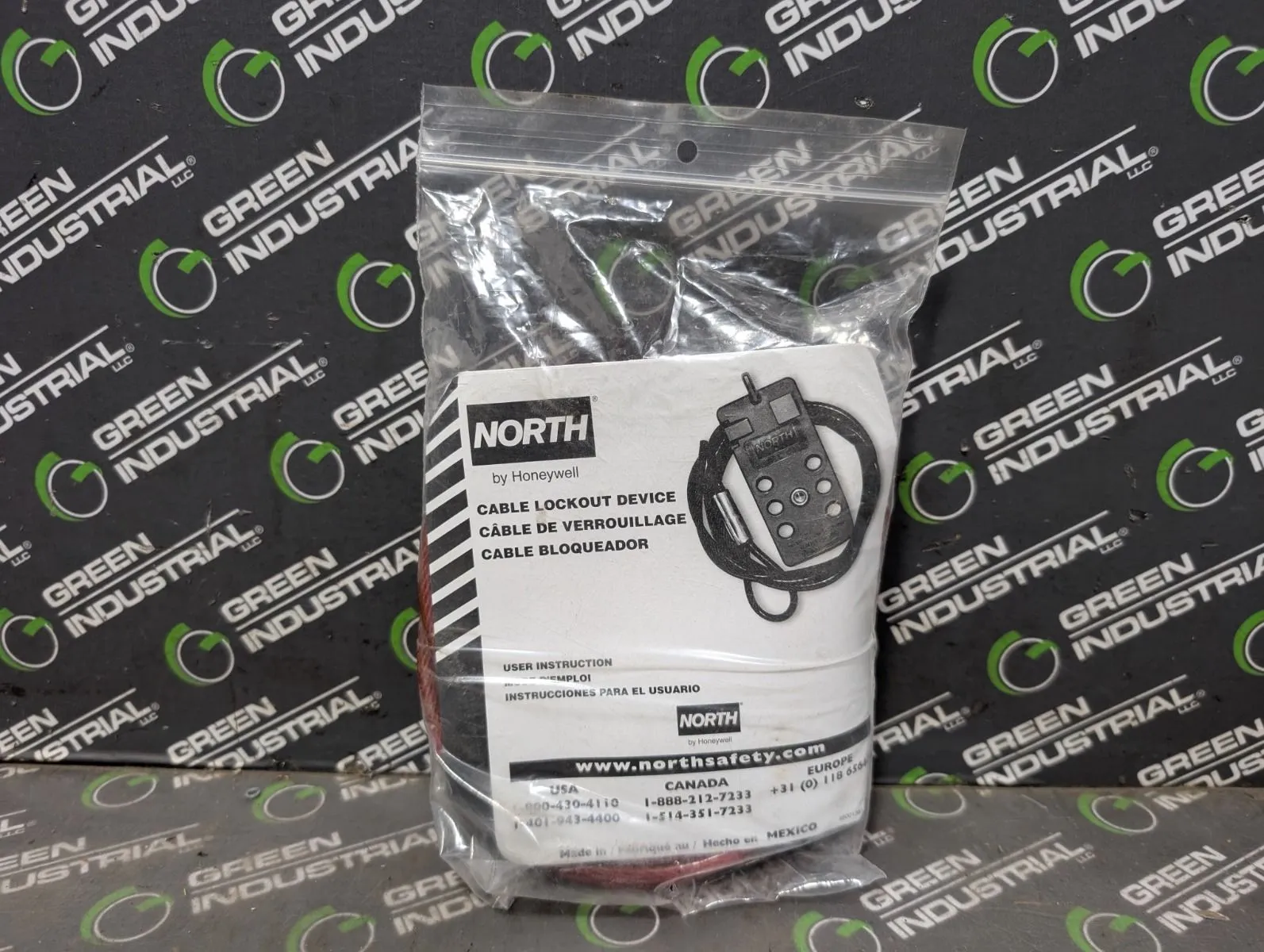 North by Honeywell CBLOK06R Cable Lockout Device New