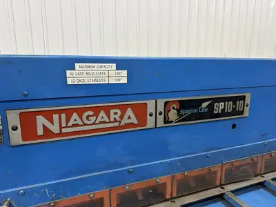 USED NIAGARA SP-10-10 SPARTAN HYDRAULIC