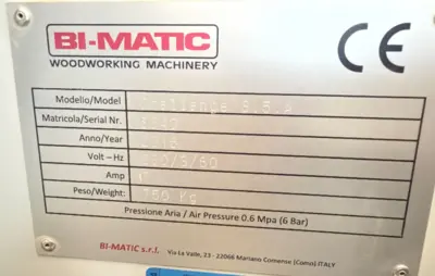 Bimatic Challenge 3.5 A  Edgebander