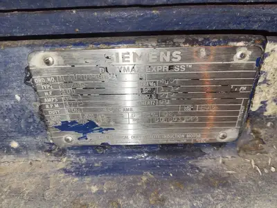 100 hp, 575 volts, 1775 rpm, 405T Electric Motor