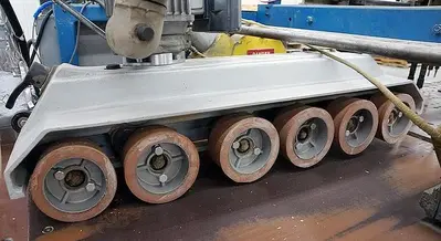 USED CUSTOM-BUILT DESOUTTER MULTIPLE-SPINDLE VERTICAL DRILLING AND GROOVING MACHINE