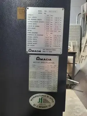 USED 1998 AMADA FBD-8025