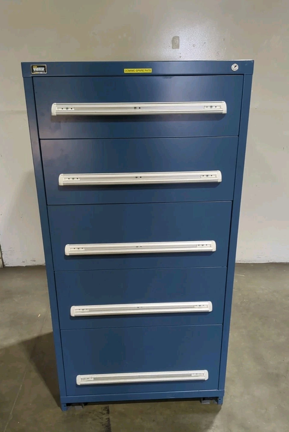 Stanley Vidmar 5 Drawer Industrial Tooling Cabinet Storage Cabinet 59"X28"X30"