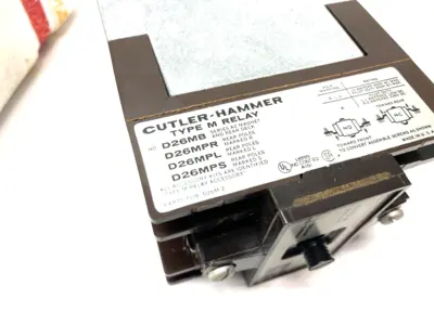 New | in-Stock Cutler-Hammer Type M AC Relay 600V 2 N.O. 2 N.C. Poles 240V Coil Relays & Switches Michigan US | Maverick Industrial Sales #1483190