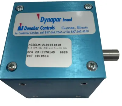 NEW DYNAPAR 2106001010 ENCODER WITH KIT 3/8 SFT, SIGAL END W/1211-15448