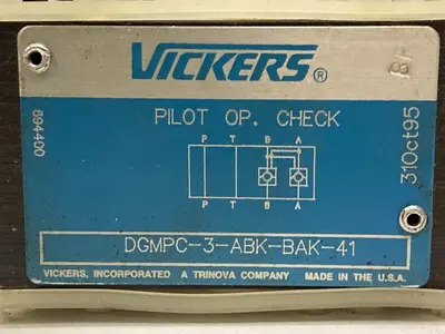 New | in-Stock VICKERS DGMPC-3-ABK-BAK-41 Pump & Valve Parts Ohio US | Surplus Asset Holdings #1225991