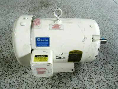 USED BALDOR CWDM3711T MOTOR 10HP 208-230/460V 3450 RPM 37E599X56 1-3/8" x 3-1/2"