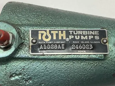 Used ROTH A1028AI Pumps | Surplus Asset Holdings #1206357