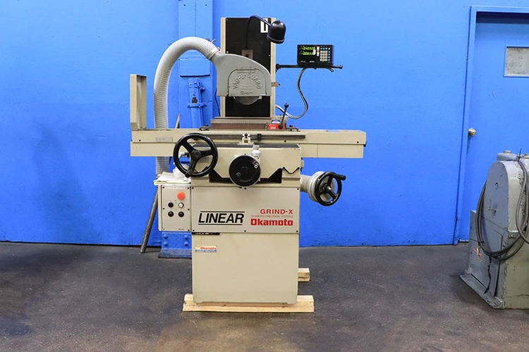 Used 2013 Okamoto Linear 618B, 2013, SONY 2X DRO (.00005" Res.), Reciprocating Surface Grinders New Jersey US | Machinery Values #944349