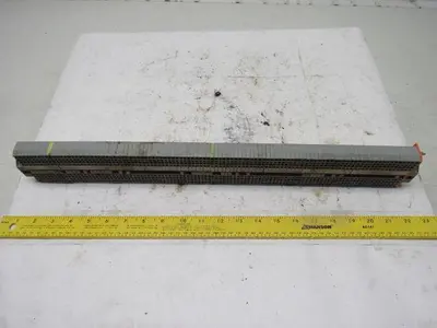 WAGO IEC 60947-7-1 IEC 947-7-2 DIN Rail Terminal Block Strip 20A 22" OAL