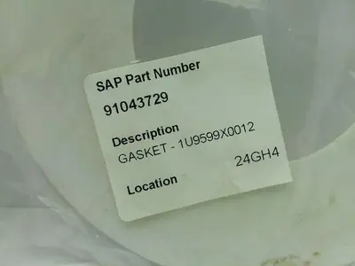 Fisher 1U9599X0012 Gasket LOT OF 2