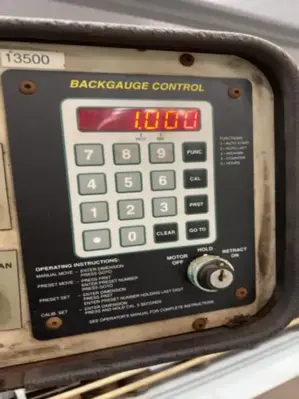 Used 2001 ACCURPRESS 862512 Power Squaring Shears (Inch) Ohio US | HGR 24 #901074