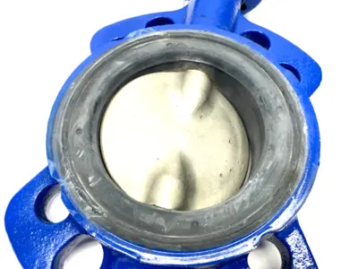 USED KEYSTONE SEATED BUTTERFLY VALVE DN100 DUCTILE IRON BODY