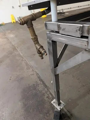 9-ft long x 57" wide Stainless Steel Cooling Table