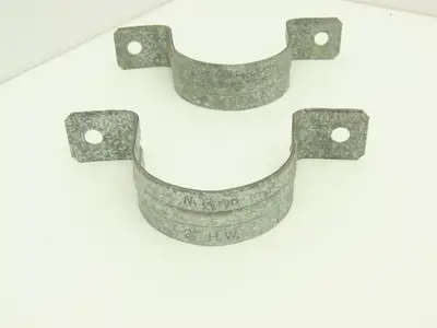 Arlington Industries 355 	2" 2 Hole Rigid Conduit Strap Plated Steel Lot of 100