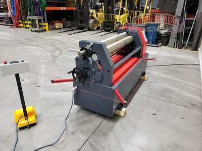 Akyapak ASM140-12/5.0 (4' x 1/4") 3 Roll Plate Bending Roll - NEW