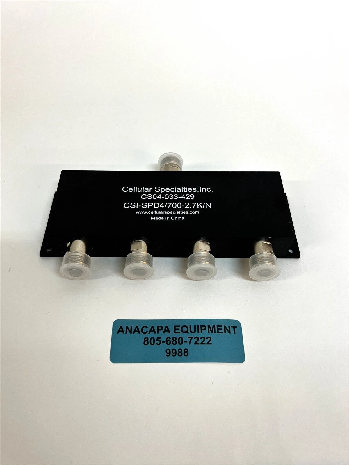WESTELL CS04-033-429 700MHZ-2700MHz 4-Way Combiner Power Divider (9988)M