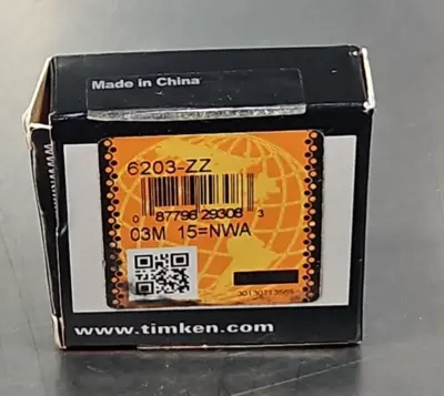 USED Timken 6203-ZZ