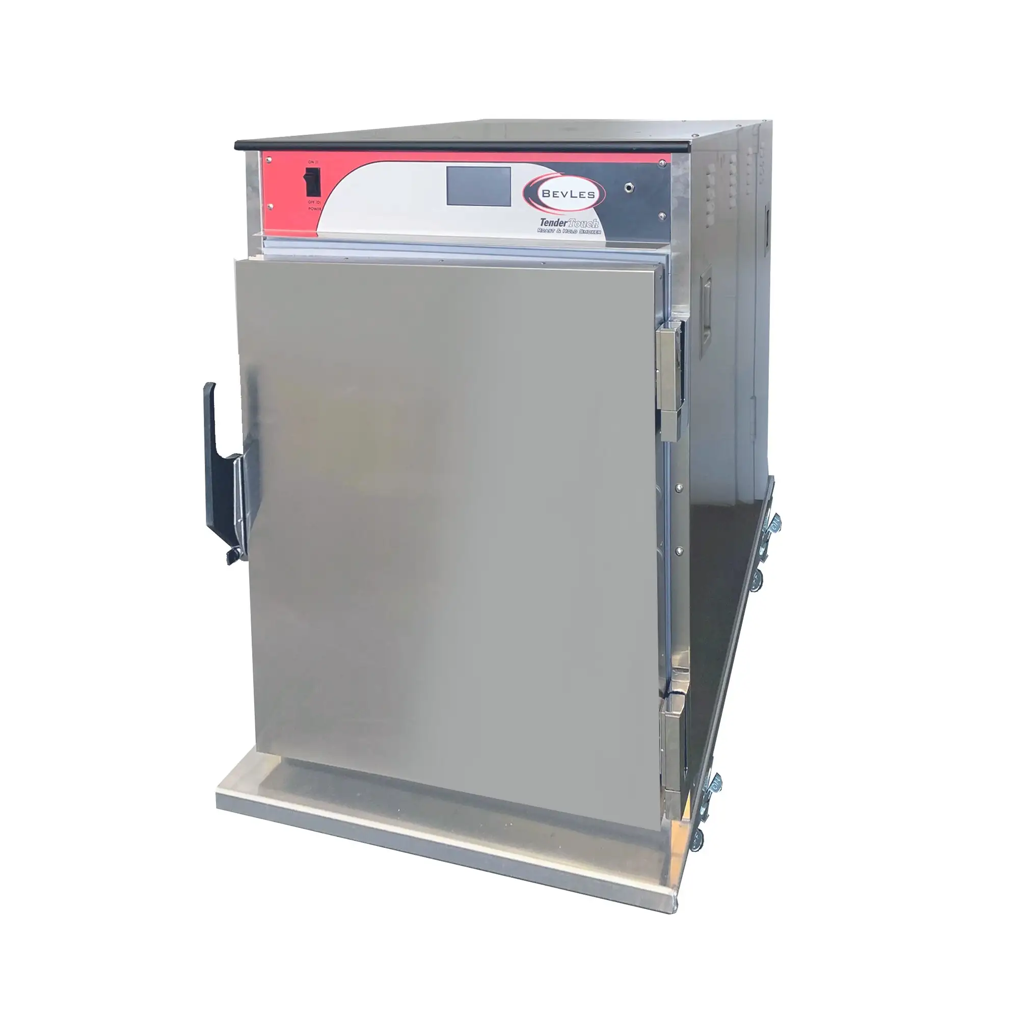 BevLes Tender Touch 3/4 Size Roast & Hold Smoker, in Silver