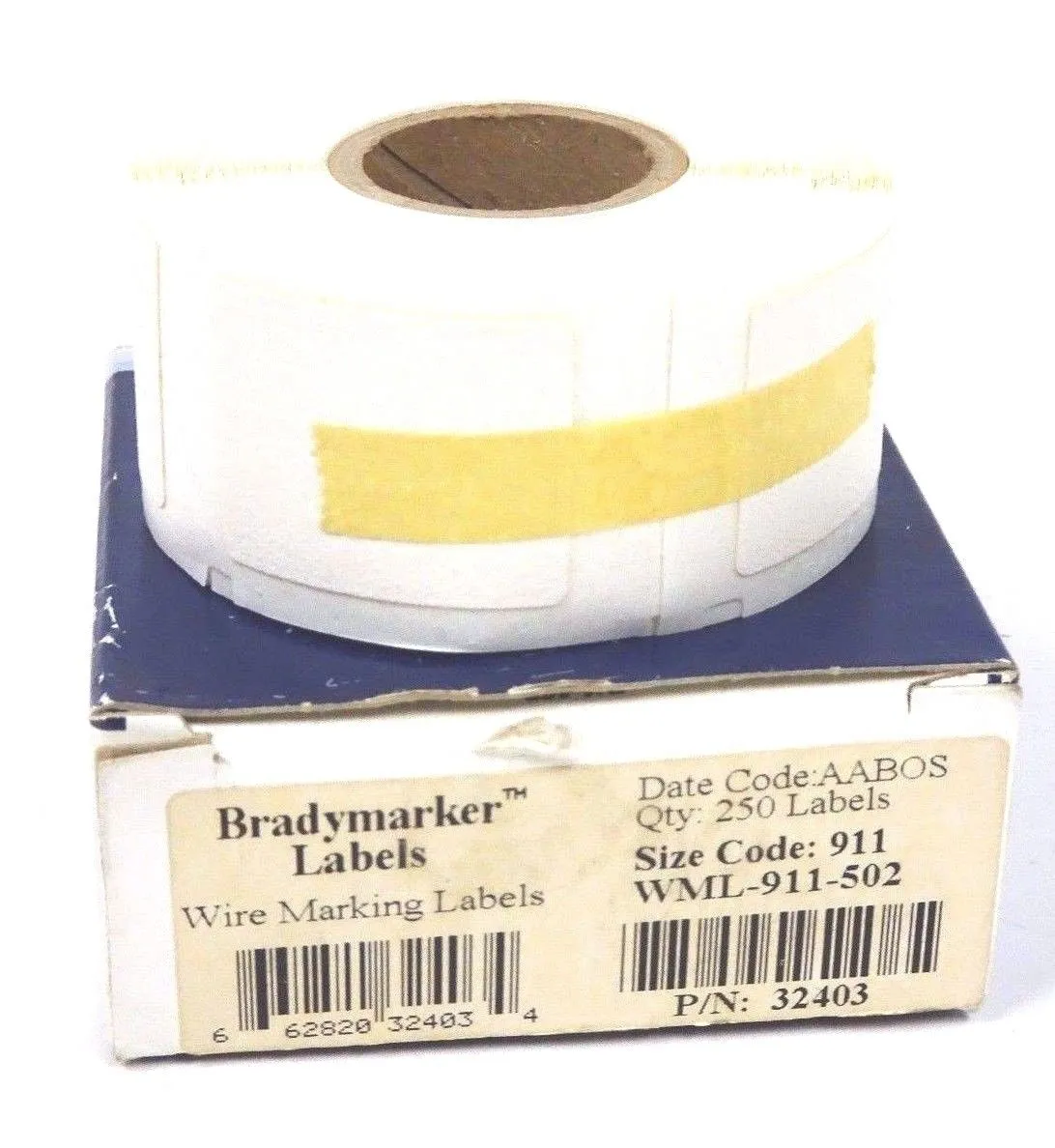 NEW BRADY WML-911-502 32403 WIRE MARKING LABELS