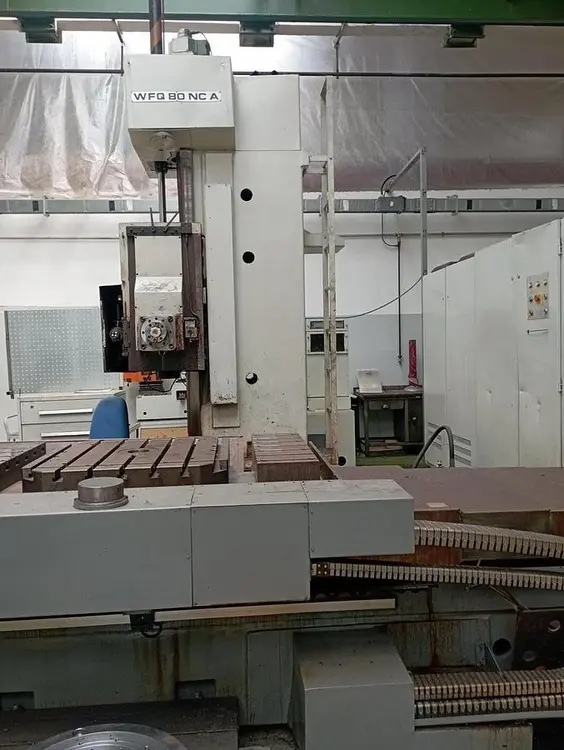 Used 1987 TOS WFQ 80 NCA Horizontal Table Type Boring Mills CZ | Amaron s.r.o. #1056588