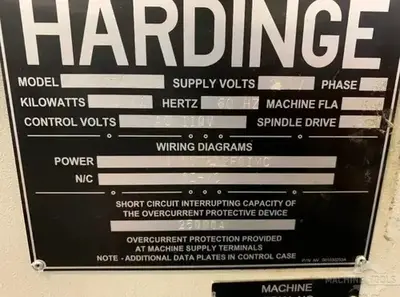 USED 2006 HARDINGE VMC480P3