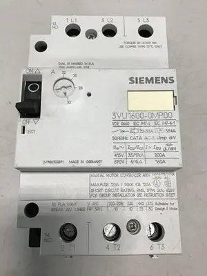 USED SIEMENS 3VU1600-0MP00