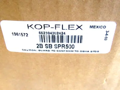 NEW KOP-FLEX 1961572 GEAR COUPLING SPACER 2B SB SPR500