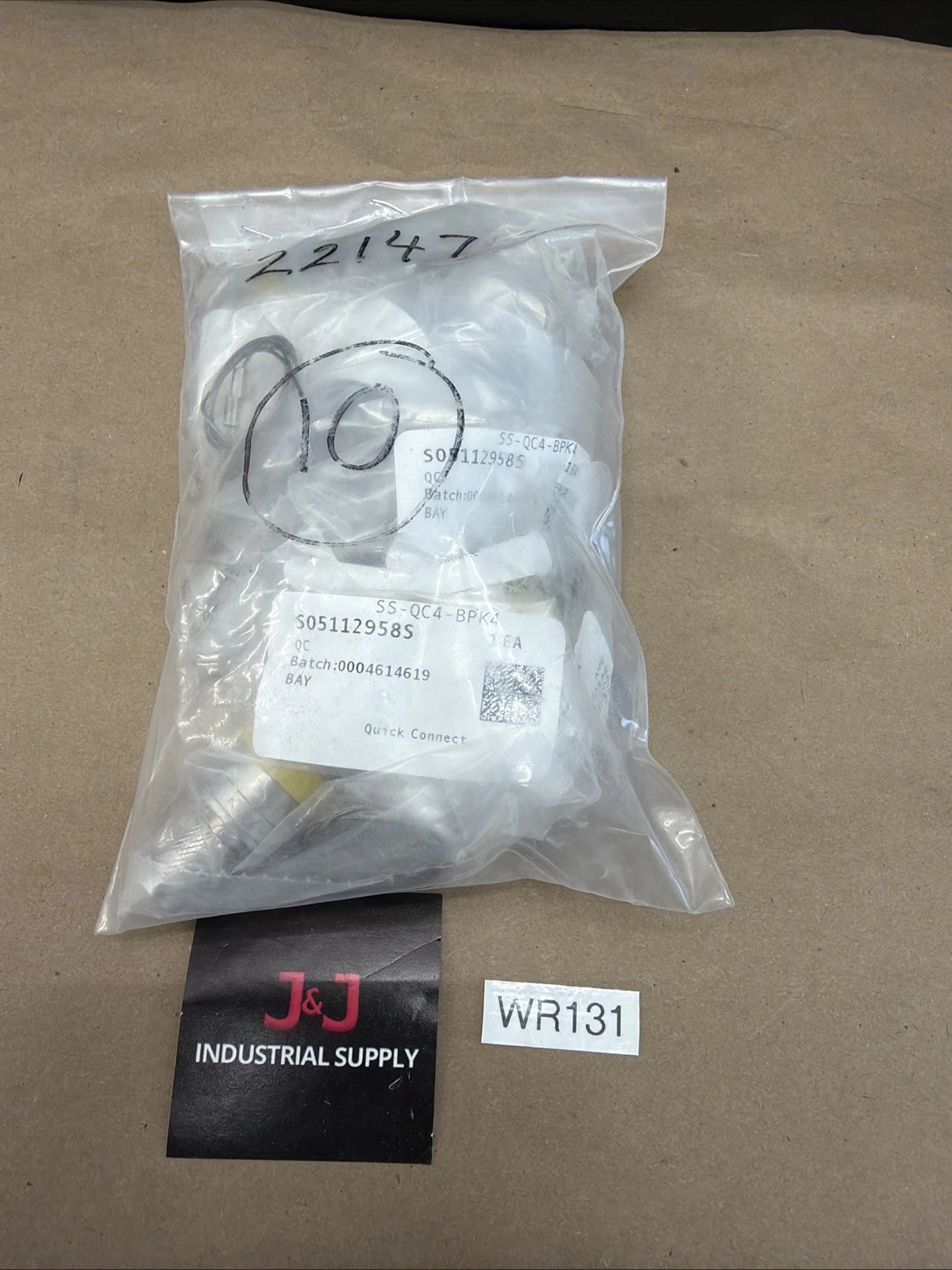 NEW Swagelok SS-QC4-BPK4