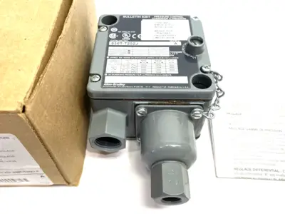 USED ALLEN-BRADLEY SER. A ELECTRO-MECHANICAL PRESSURE CONTROL SWITCH