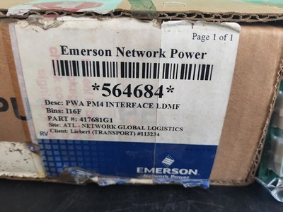 USED Emerson Network Power 417681G1