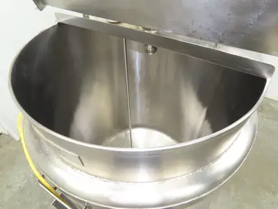 Avins Direct Steam 100 Gallon Mixing Tank 1/3Hp Lightnin Mixer Food Grade SS