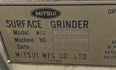 MITSUI _UNKNOWN_ Grinding Machines | Amiron Machinery (14)