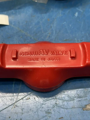 (3) Asahi Valve 100 Valve Handles W/ Connectors NNB Fast Shipping! + Warranty