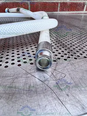 USED SAINT GOBAIN SBP 0750 PURE FIT 96" HOSE W/ 3/4" TO 1 1/2" SANITARY FITTING 90PSI