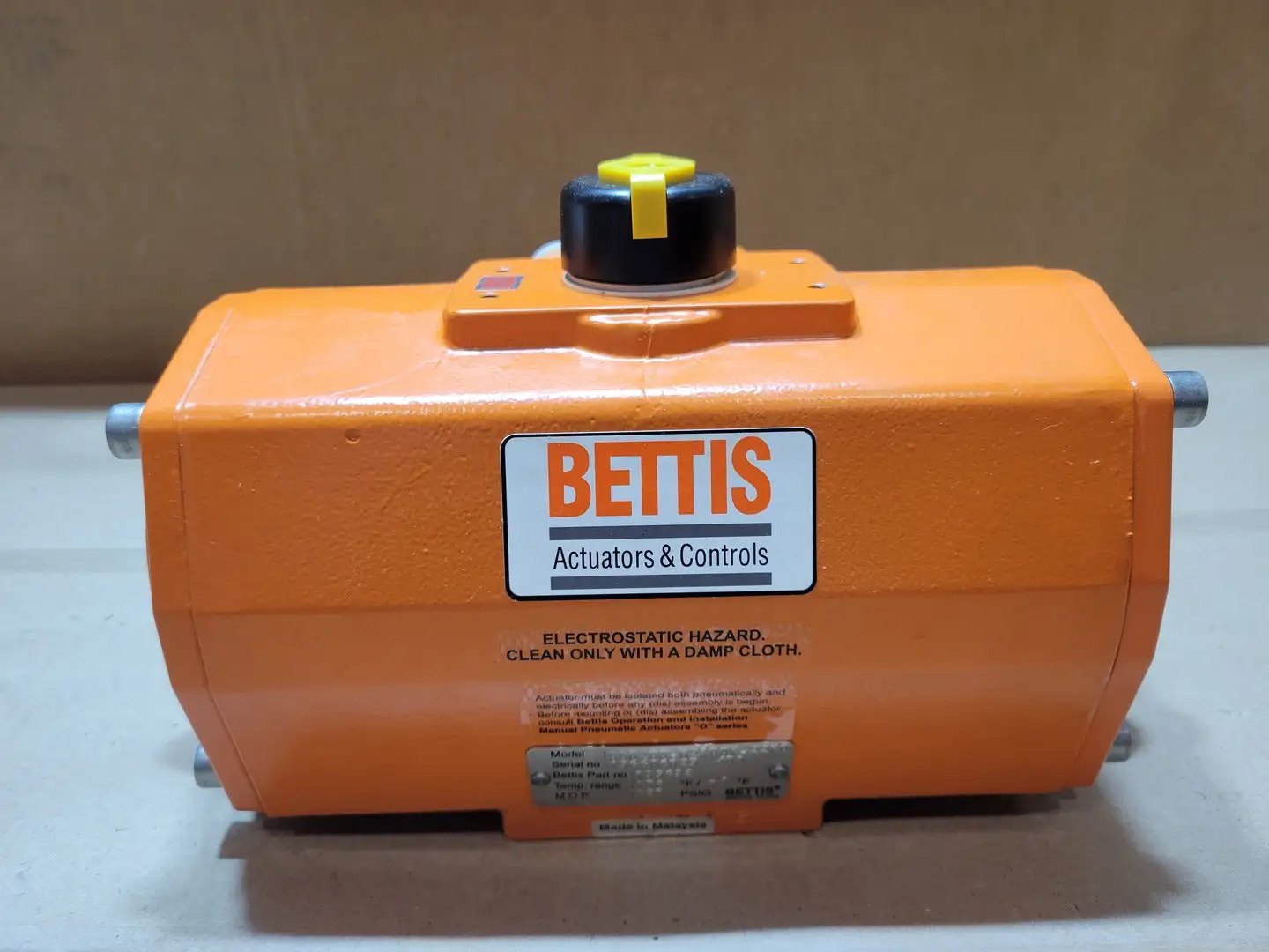 Used BETTIS DD0200.B2A00K.22K0 Rotary Actuators British Columbia CA | Lenmark #1489158