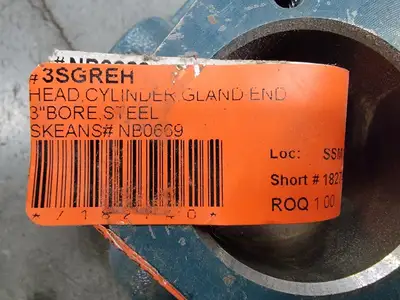 NOPAK 3" Bore Rod End Cylinder Head 3SGREH, NB0669 for SG Model CEF