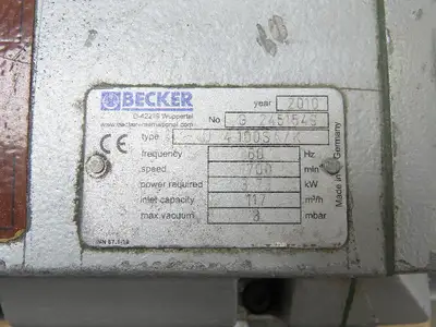 Used BECKER _UNKNOWN_ Miscellaneous MRO Indiana US | Arrow Industrial #610906