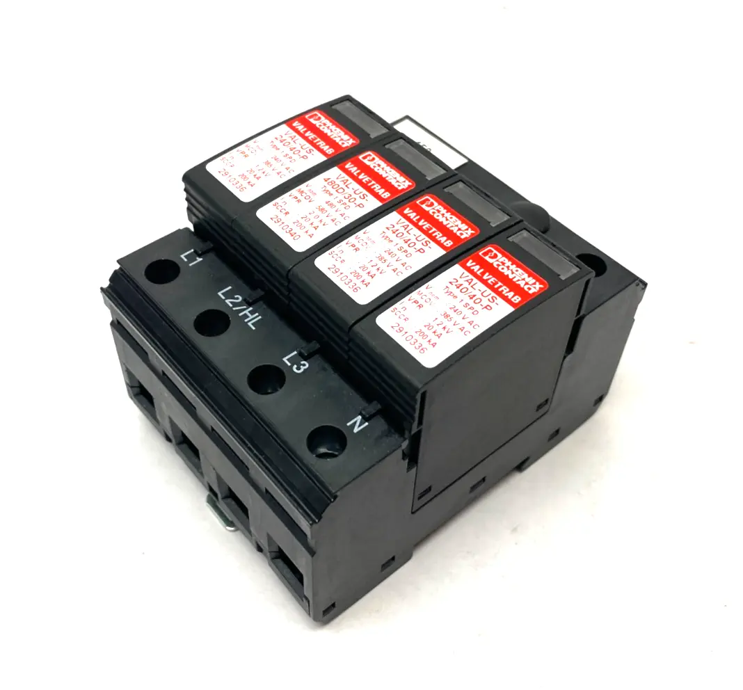USED PHOENIX CONTACT SURGE PROTECTION DEVICE 4-CHANNEL