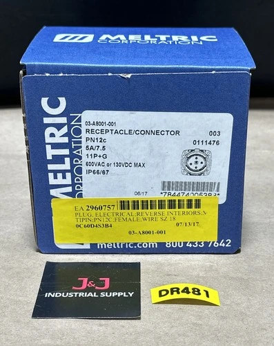 NEW Meltric 03-A8001-001